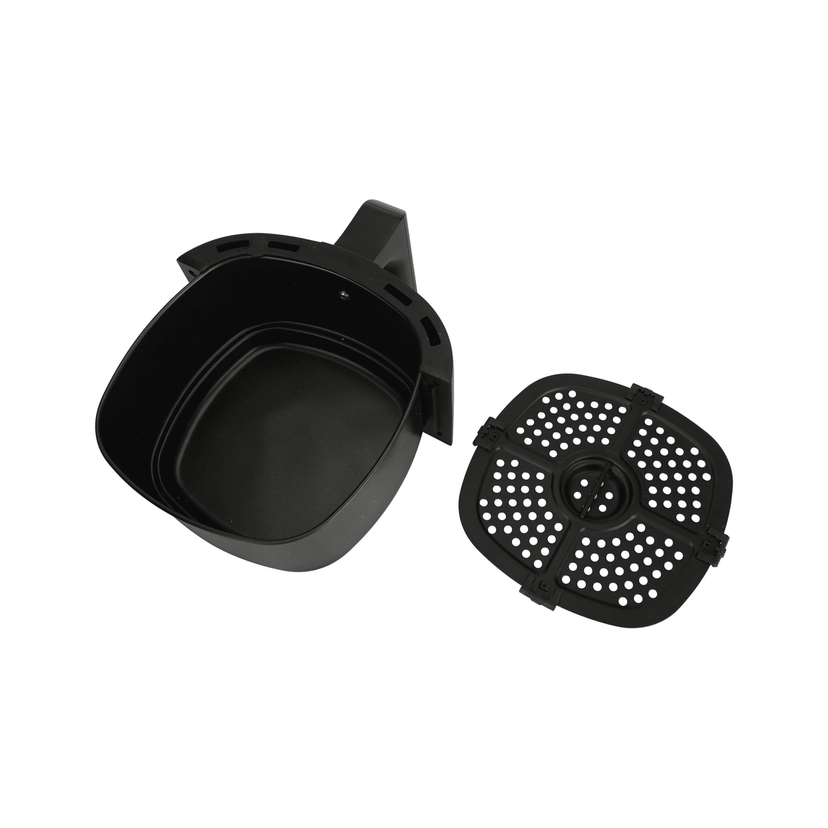 Mainstays Air Fryer, 2.2 Quart, 1150W, Arctic Black with Non-Stick Basket