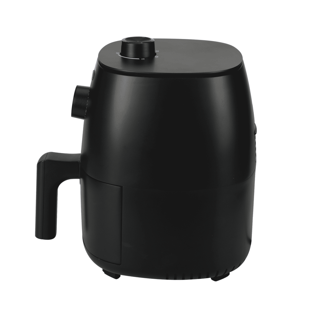 Mainstays Air Fryer, 2.2 Quart, 1150W, Arctic Black with Non-Stick Basket