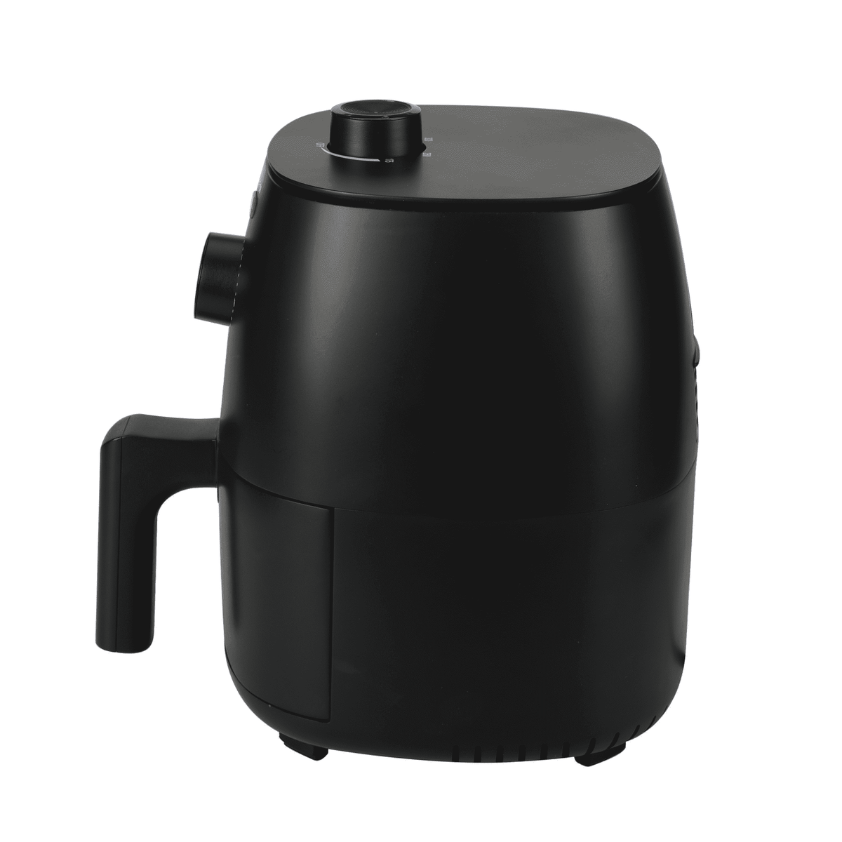 Mainstays Air Fryer, 2.2 Quart, 1150W, Arctic Black with Non-Stick Basket