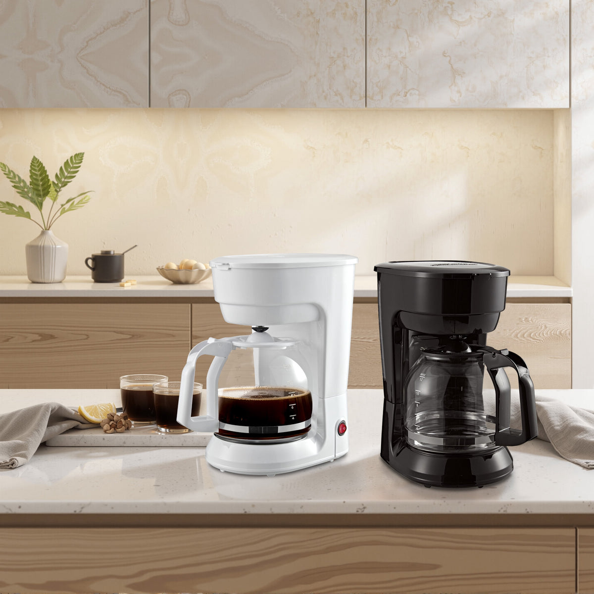Mainstays Black 12-Cup Drip Coffee Maker