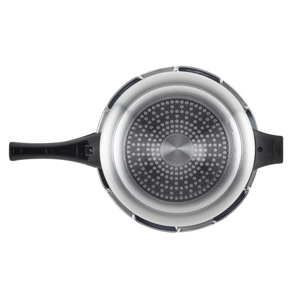 Farberware 6 qt Aluminum Stovetop Pressure Cooker, Induction Compatible, Silver
