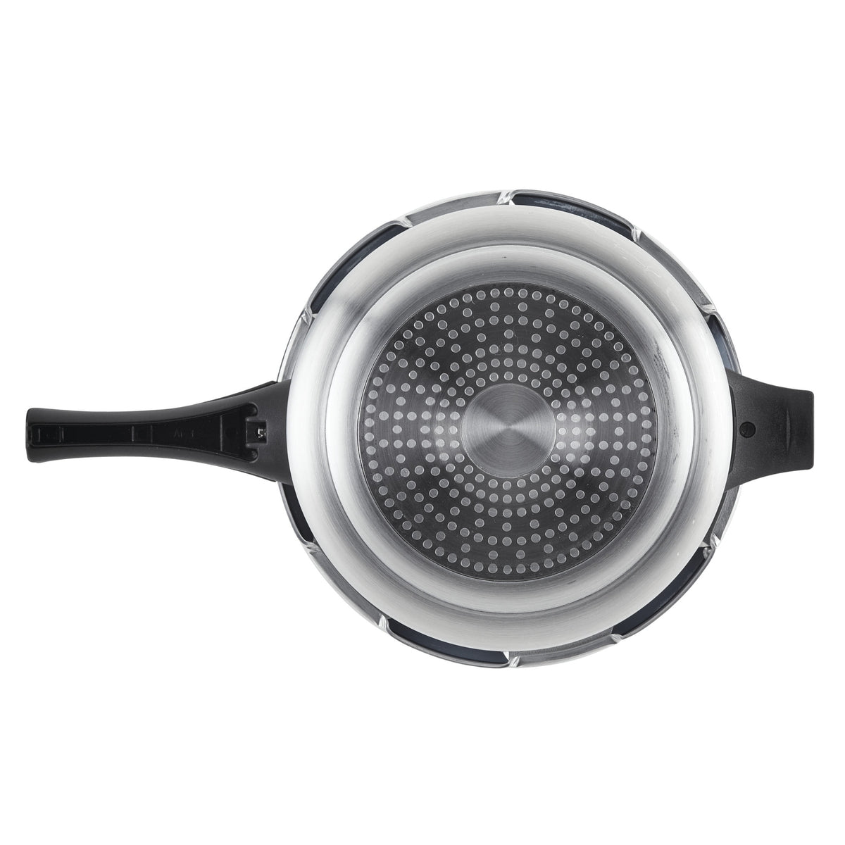 Farberware 6 qt Aluminum Stovetop Pressure Cooker, Induction Compatible, Silver