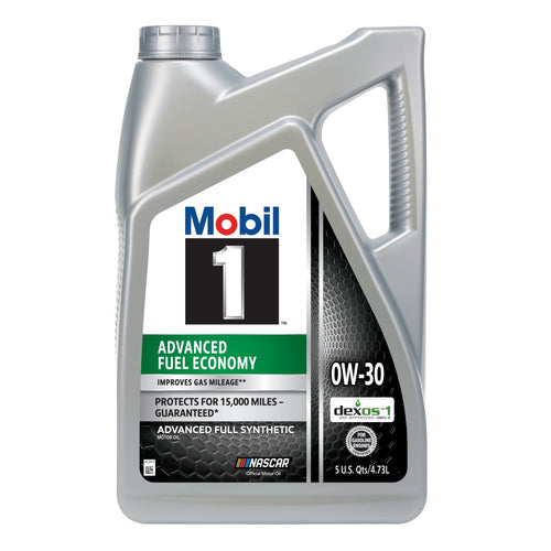(2 pack) Mobil 1 Advanced Fuel Economy Full Synthetic Motor Oil 0W-30, 5 Quart