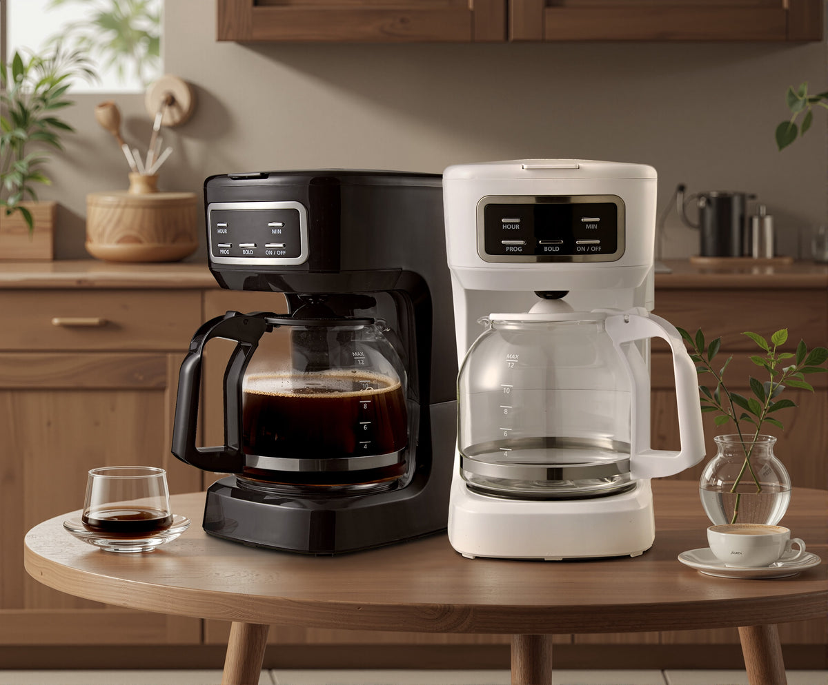 Mainstays 12-Cup Black Programmable Drip Coffee Maker, CM1449-UL
