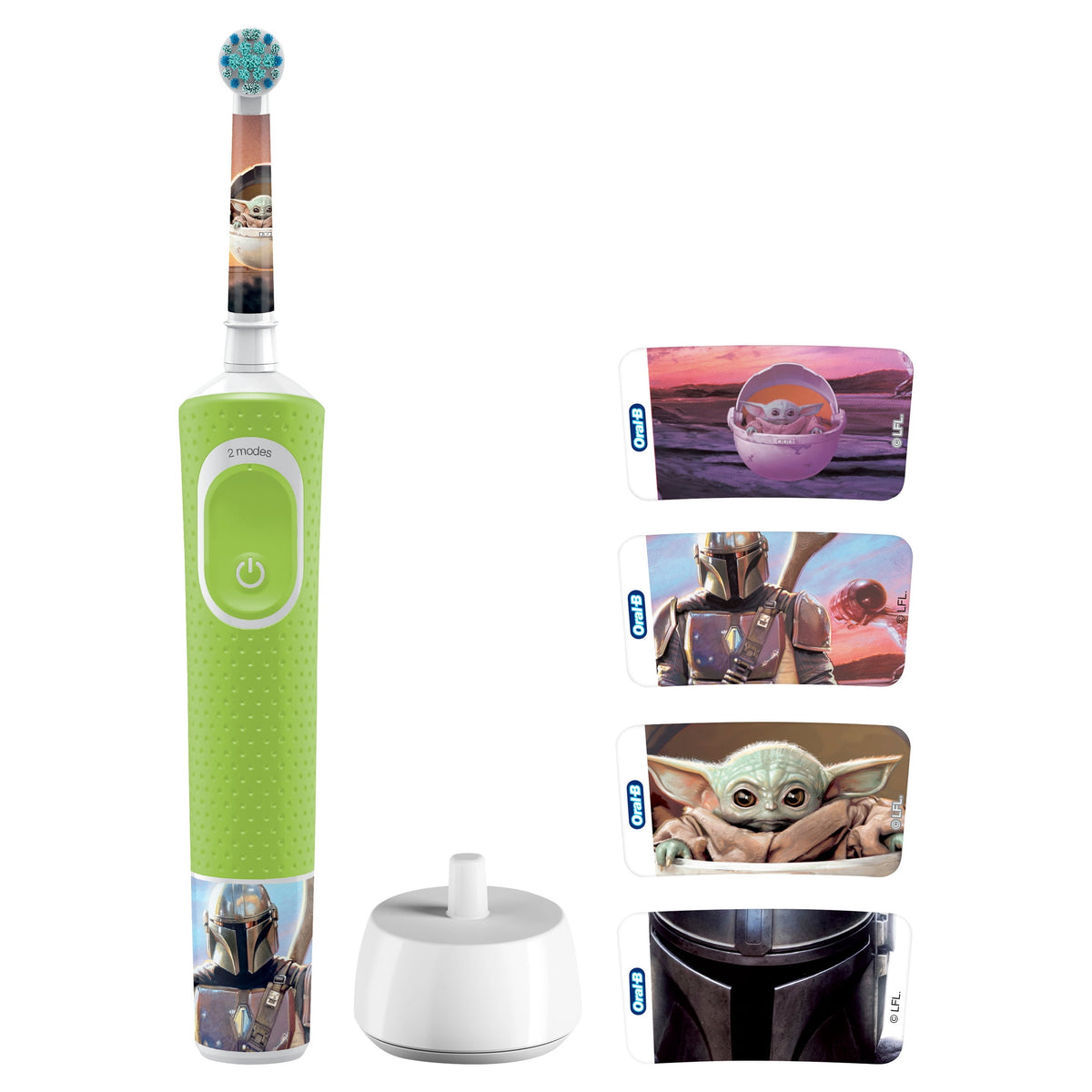 Oral-B Kids Electric Toothbrush featuring Star Wars The Mandalorian, for Kids 3+