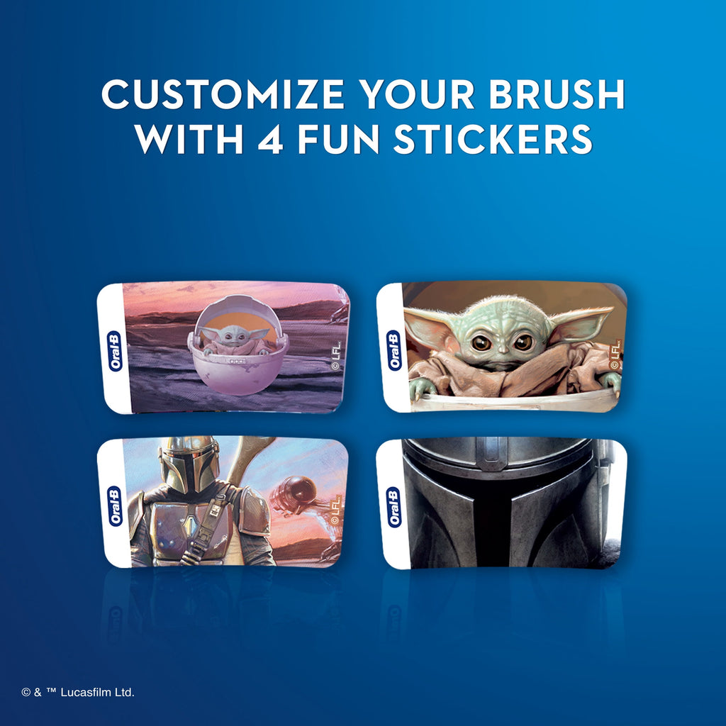 Oral-B Kids Electric Toothbrush featuring Star Wars The Mandalorian, for Kids 3+