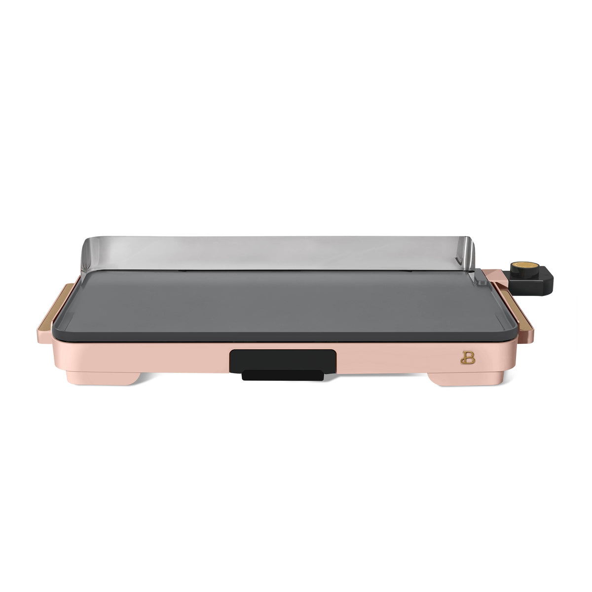 Beautiful XL Electric Griddle 12" x 22," Non-stick, White Icing by Drew Barrymore