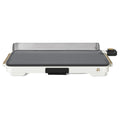 Beautiful XL Electric Griddle 12" x 22," Non-stick, White Icing by Drew Barrymore