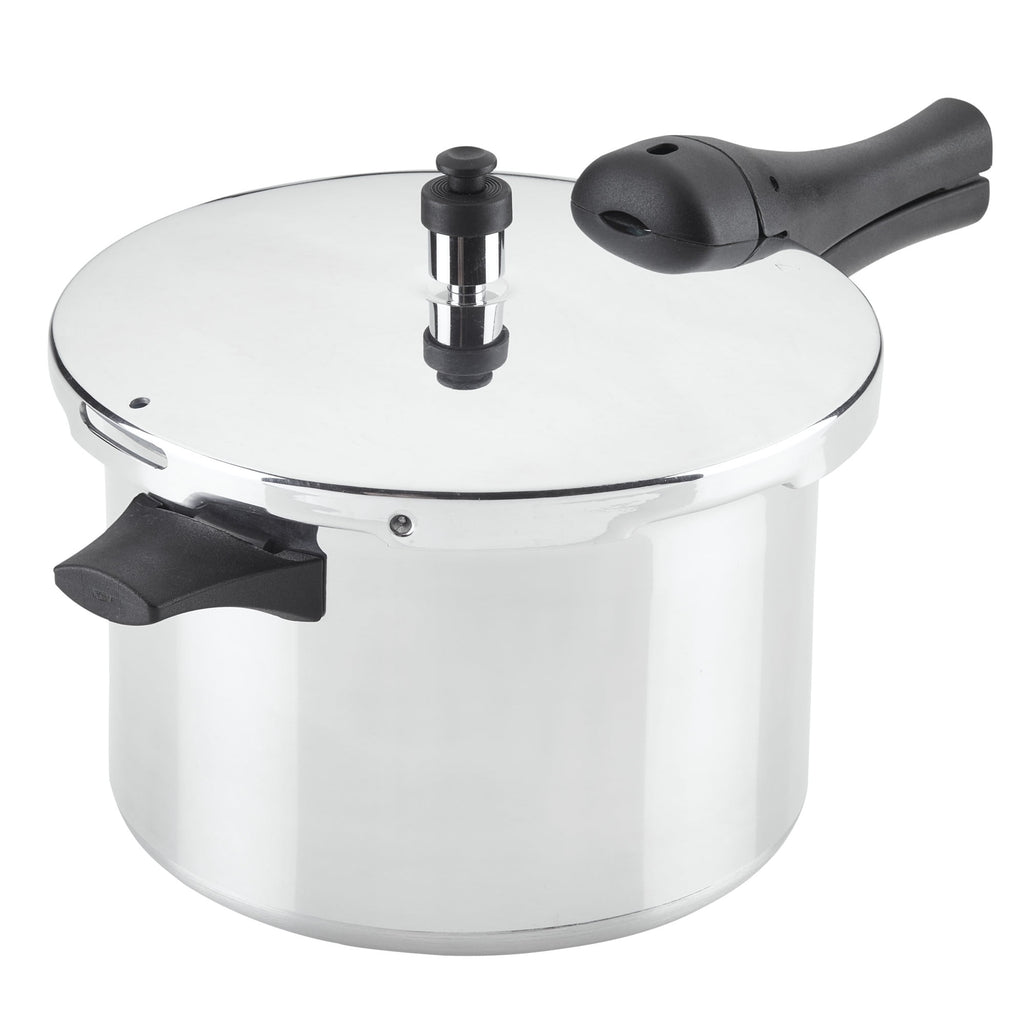 Farberware 6 qt Aluminum Stovetop Pressure Cooker, Induction Compatible, Silver