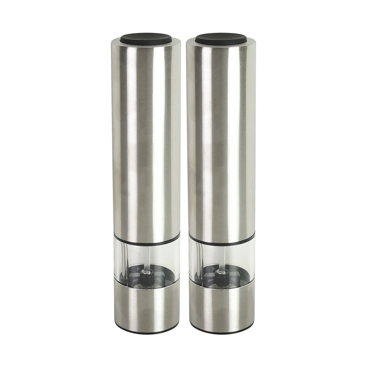 Kamenstein Battery Operated Stainless Steel Salt and Pepper Grinder Set of Two