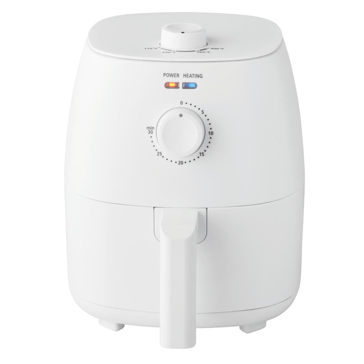 Mainstays Air Fryer, 2.2 Quart, 1150W, Arctic Black with Non-Stick Basket