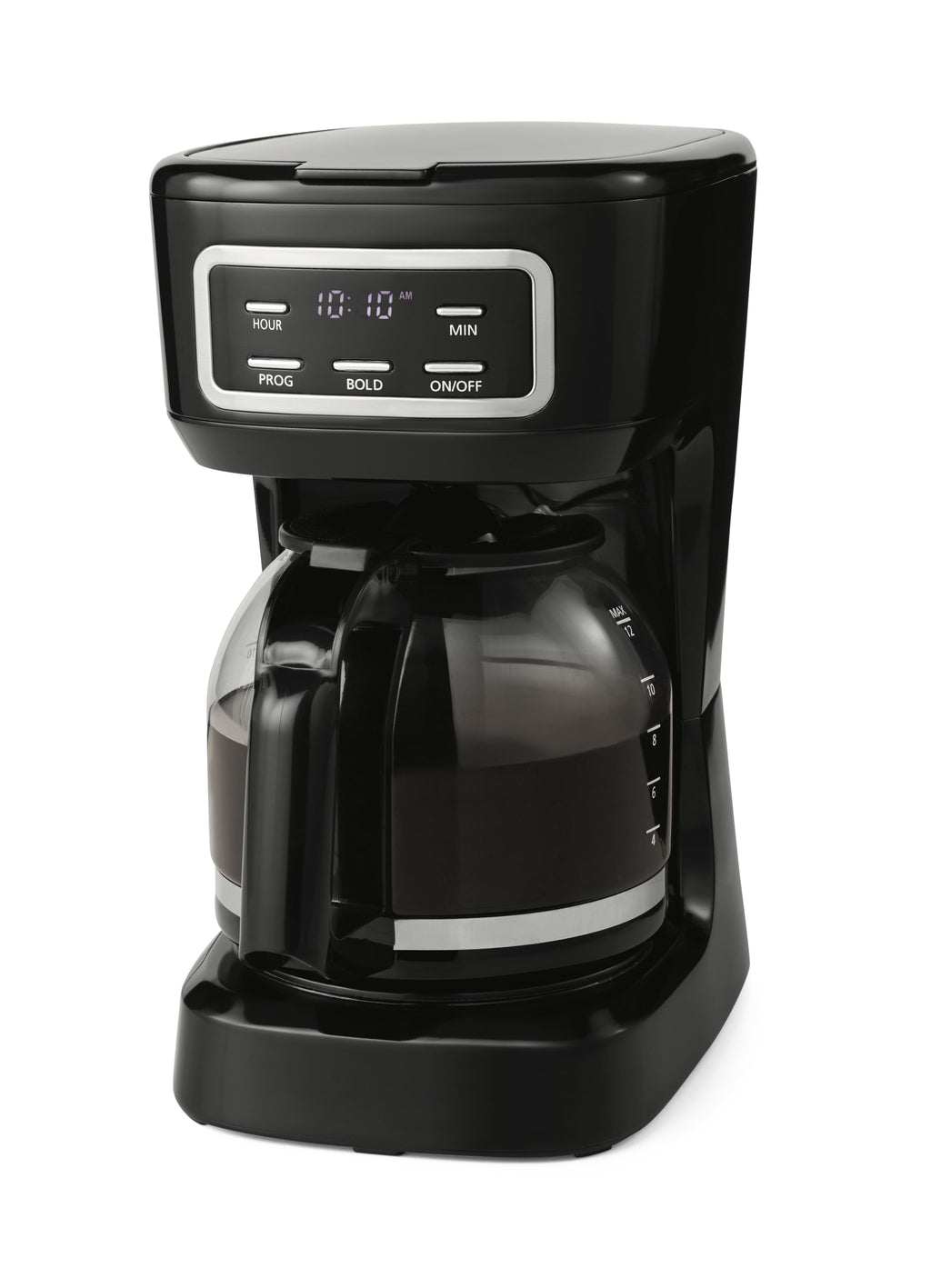 Mainstays 12-Cup Black Programmable Drip Coffee Maker, CM1449-UL