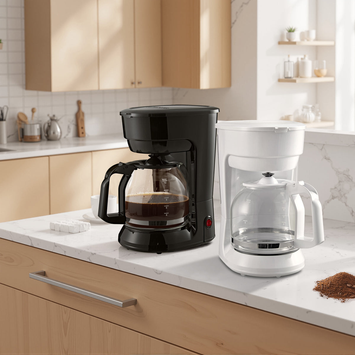 Mainstays Black 12-Cup Drip Coffee Maker
