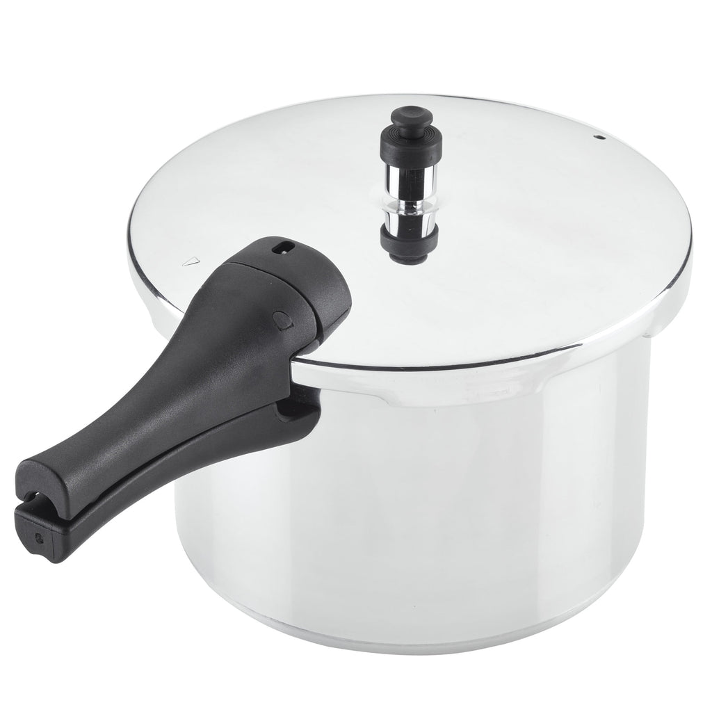 Farberware 6 qt Aluminum Stovetop Pressure Cooker, Induction Compatible, Silver