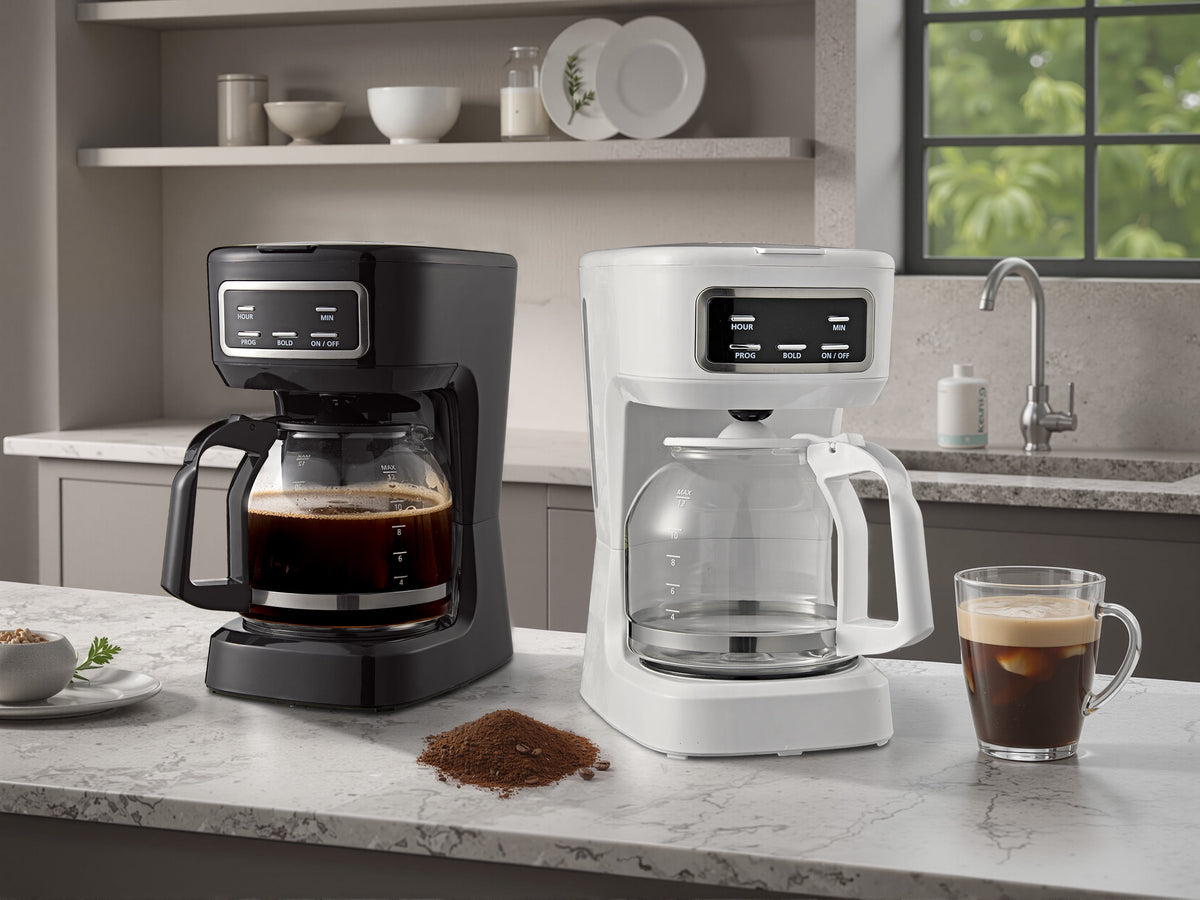 Mainstays 12-Cup Black Programmable Drip Coffee Maker, CM1449-UL