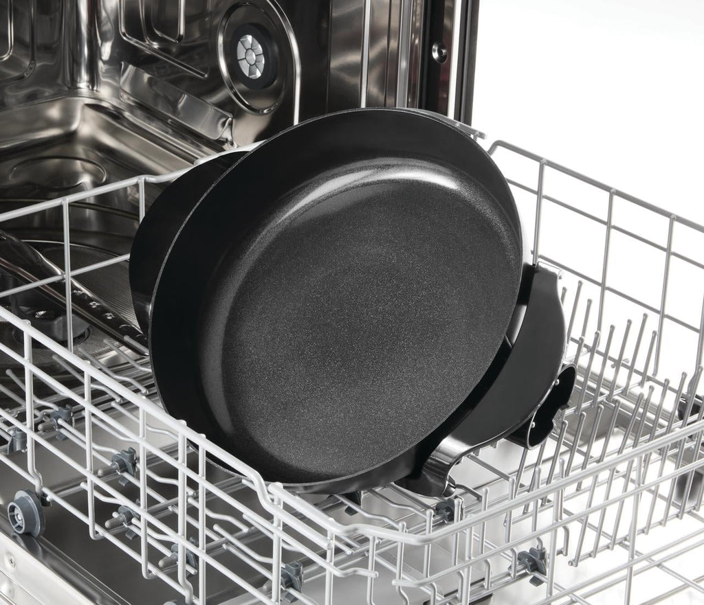 Mainstays 12" Round Ceramic Skillet with Glass Lid ,Black,Nonstick, 1200W, Removable Temp Control, Dishwasher Safe