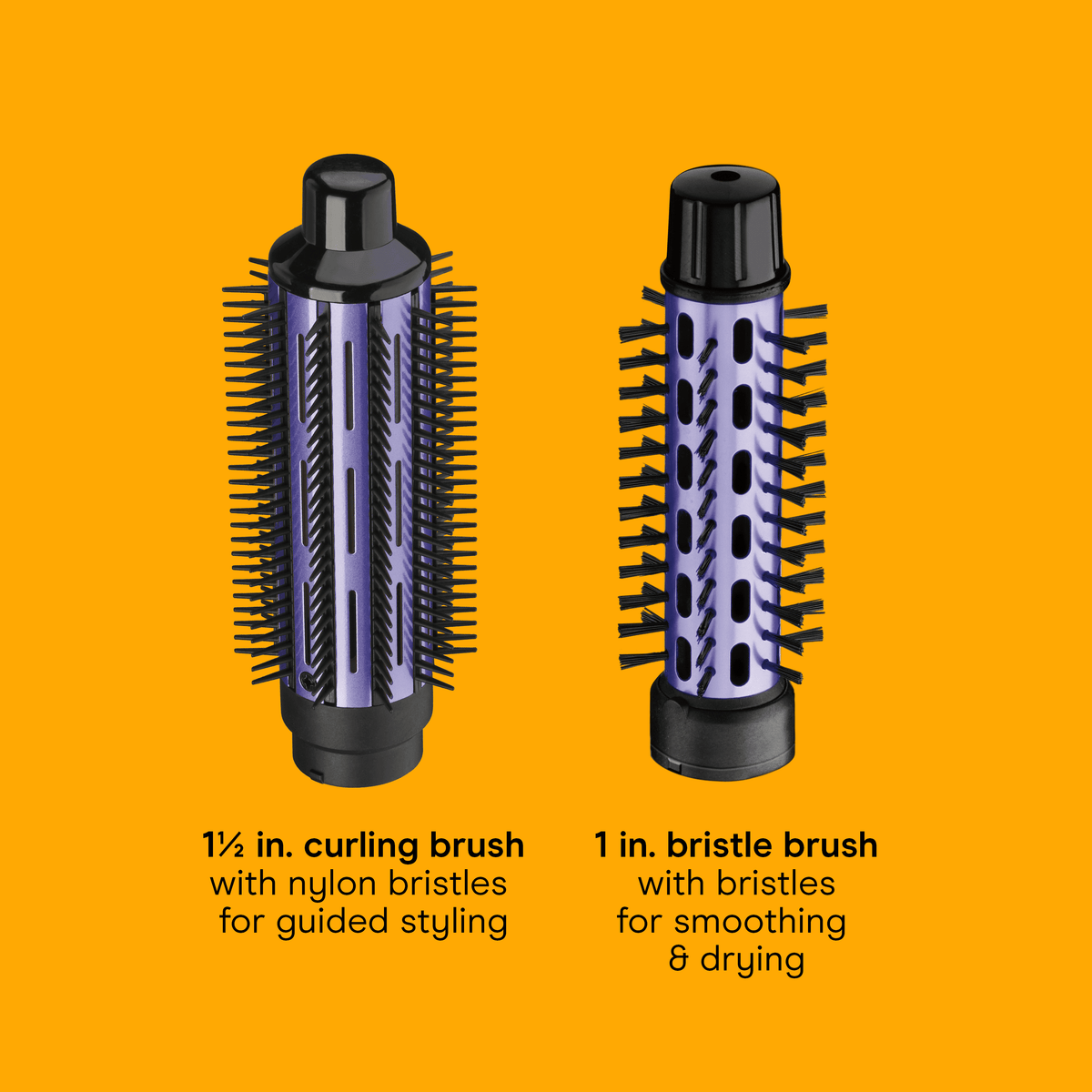 Conair Hot Air Styler 2-in-1 Volumizing Brush with Dual Attachments